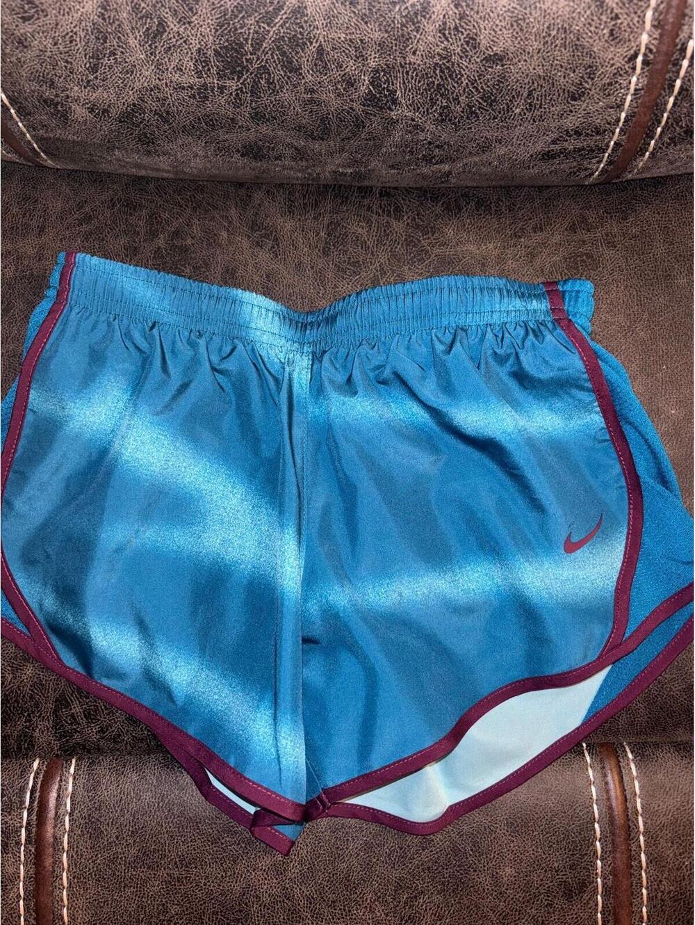 Nike Dri-FIT Kids Running Shorts Blue Purple Athletic Shorts NWT Small